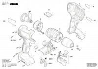 Bosch 3 601 JH5 100 Gsb 18V-50 Cordl Perc Screwdr 18 V / Eu Spare Parts